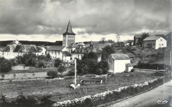 Vue de la route Sever - Sauveterre